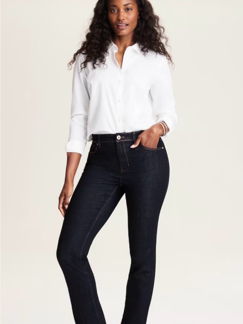 J. Jill Classic Women's Dark Blue Jeans High-Rise